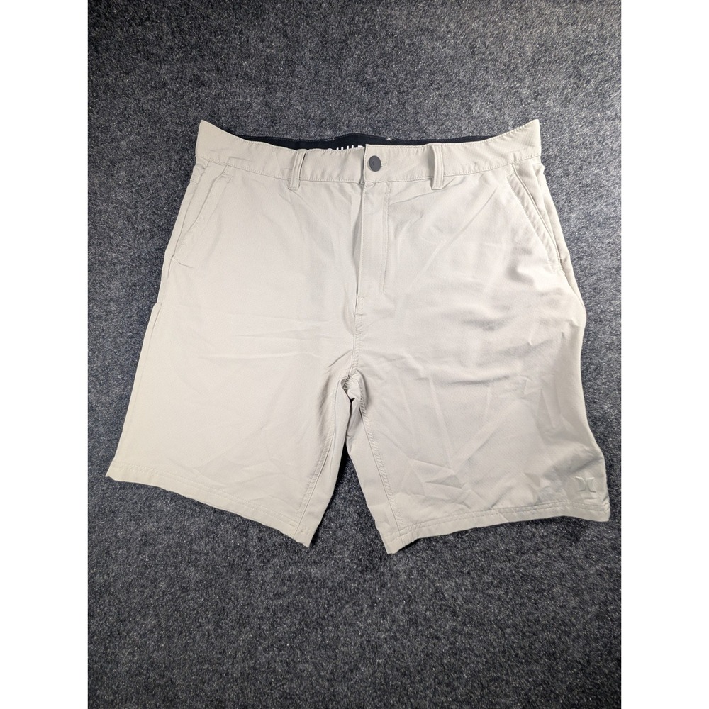 Hurley Hybrid Walkshorts Mens 38 Tan Quick Dry Stretch Chino Shorts